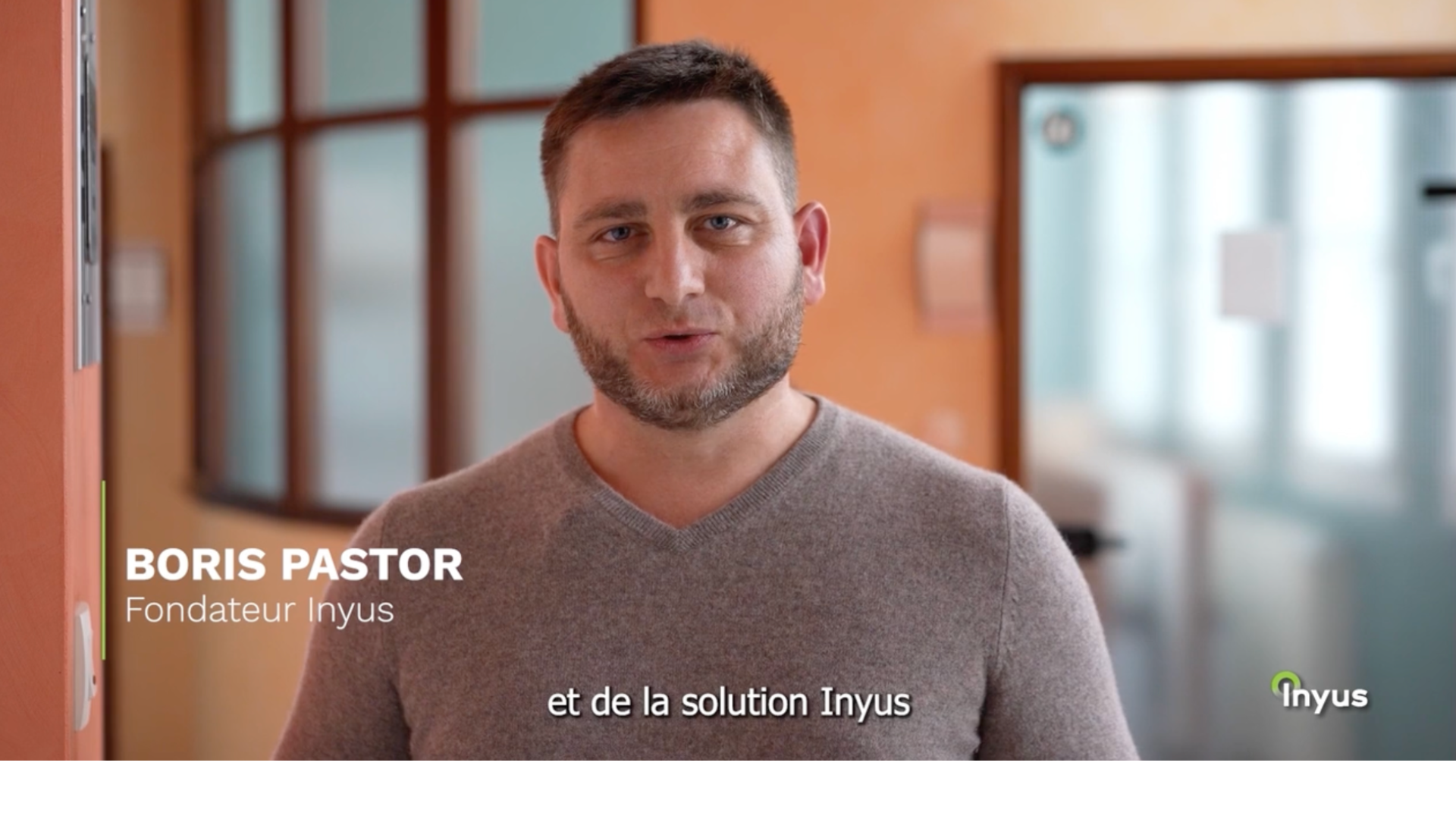 Boris Pastor, le fondateur de la société Inyus