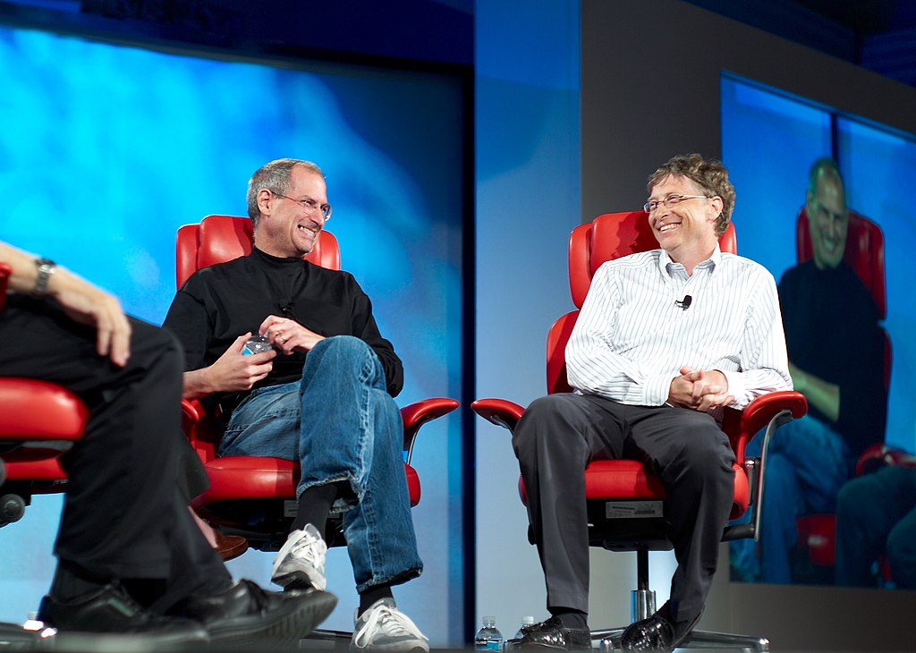 Steve Jobs et Bill Gates interviewés en 2007